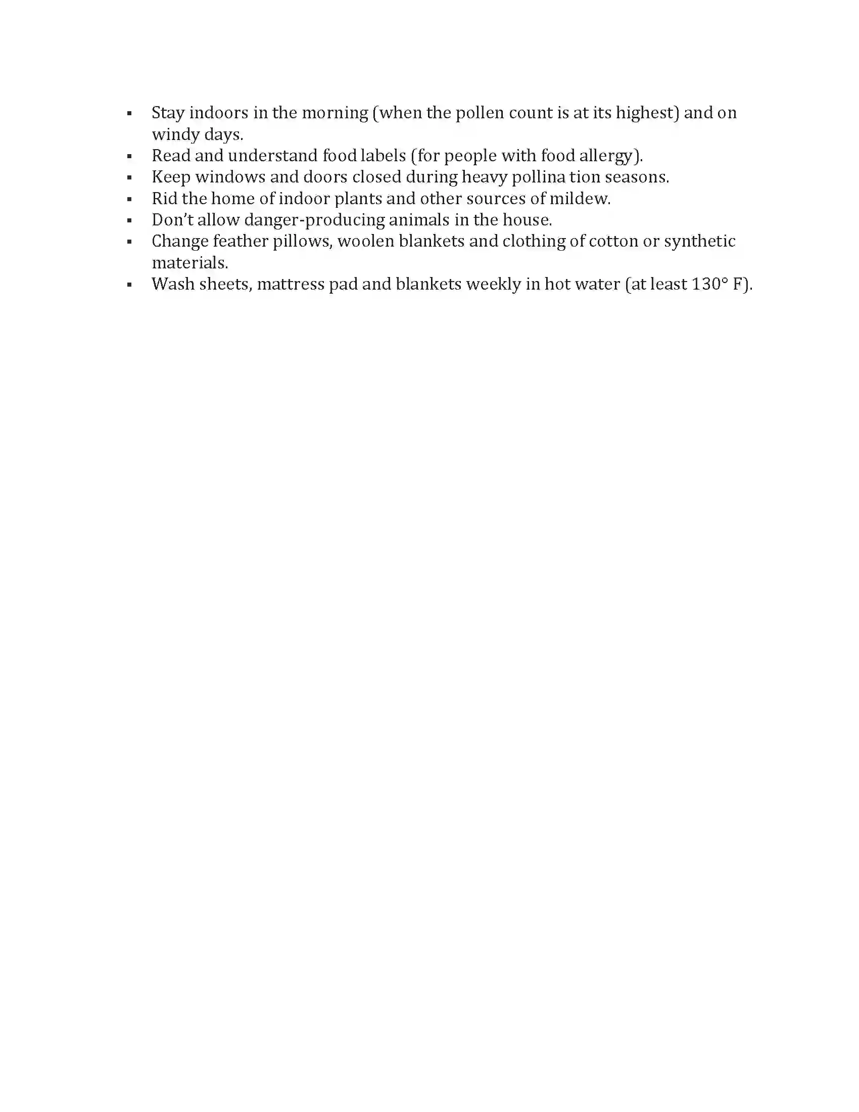 Bihar Board Class 10th Allergy Allergy  Subjective Objective Question 3