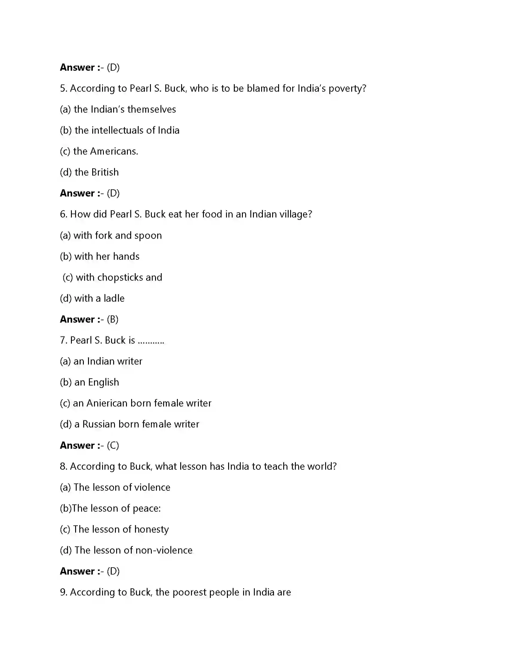 Bihar Board Class 12th India Through a Traveller’s Eyes Indian Through Traveller’s Eye  Objective Objective Question 2