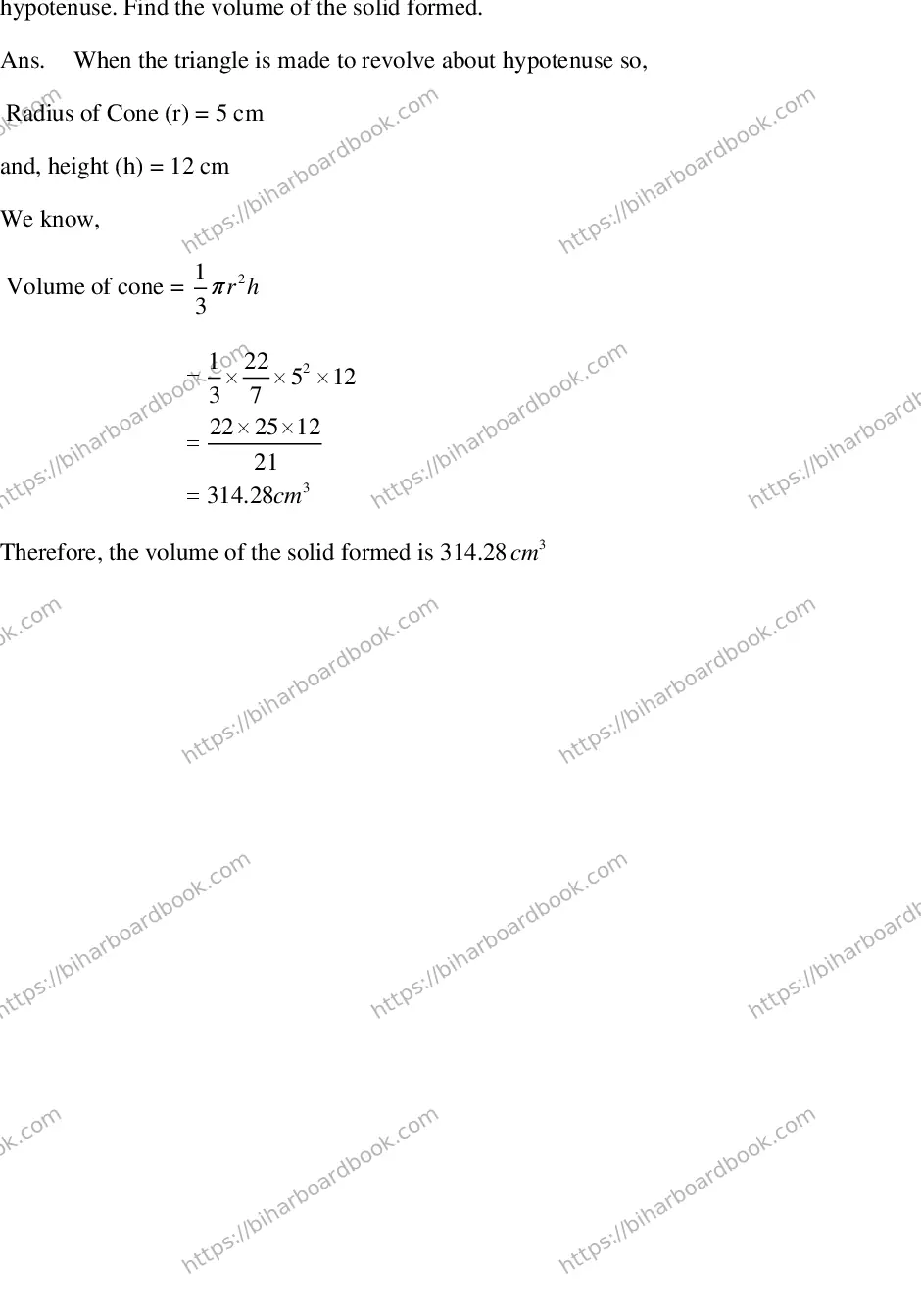 Bihar Board Class 10th 2018 Mathematics  2018 Previous Year Paper 29