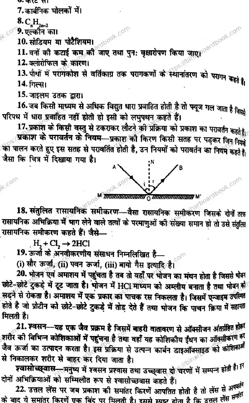 Bihar Board Class 10th 2016 Science  P2  2016 Previous Year Paper 4