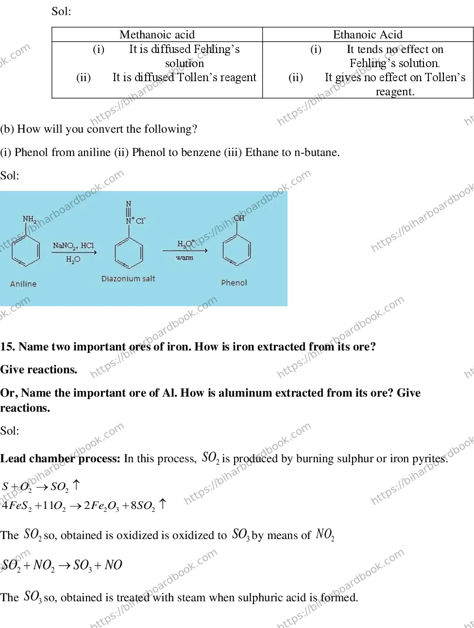Bihar Board Class 12th 2016 Chemistry  2016 Previous Year Paper 14