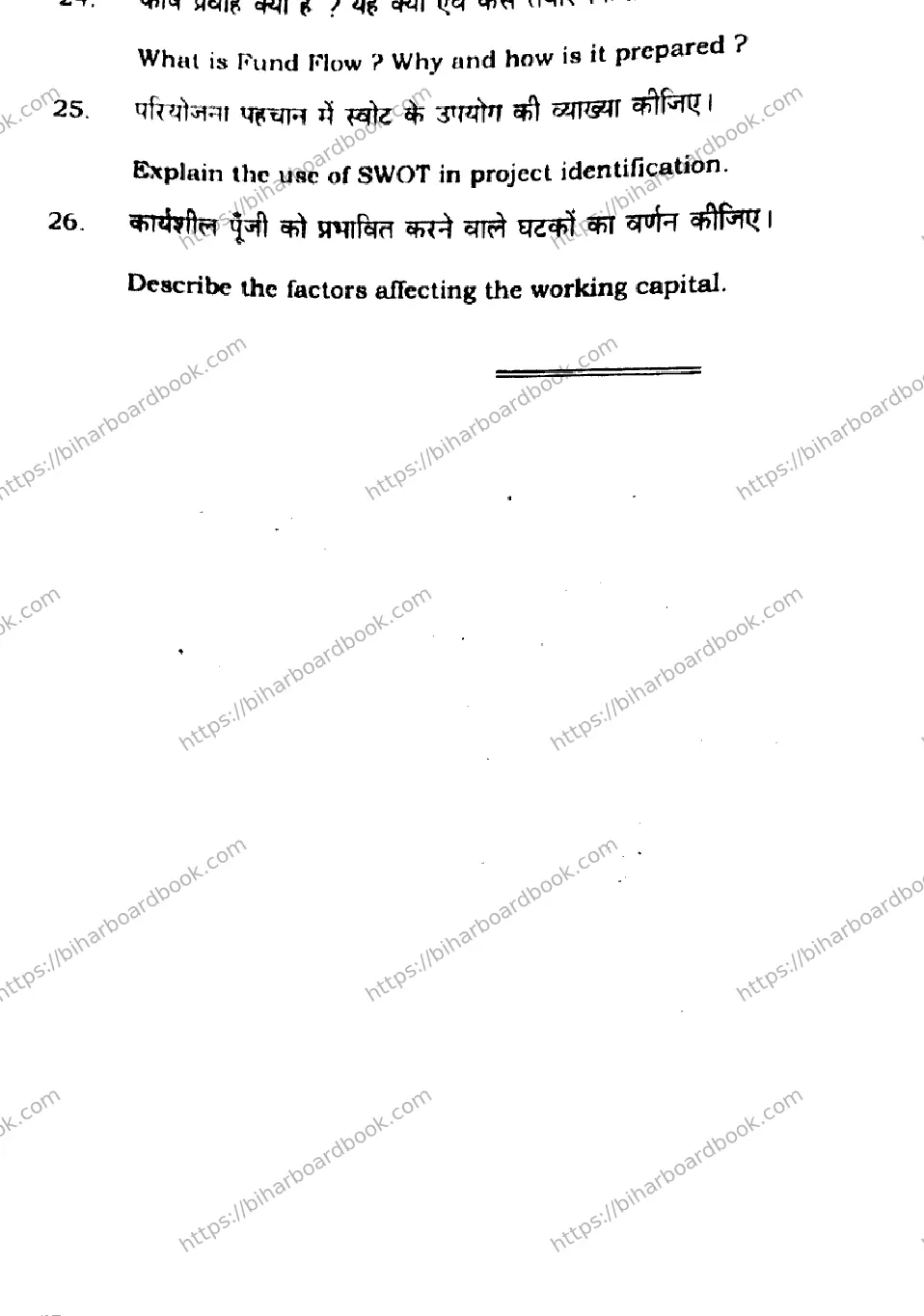 Bihar Board Class 12th 2021 Entrepreneurship  218J  2021 Previous Year Paper 23