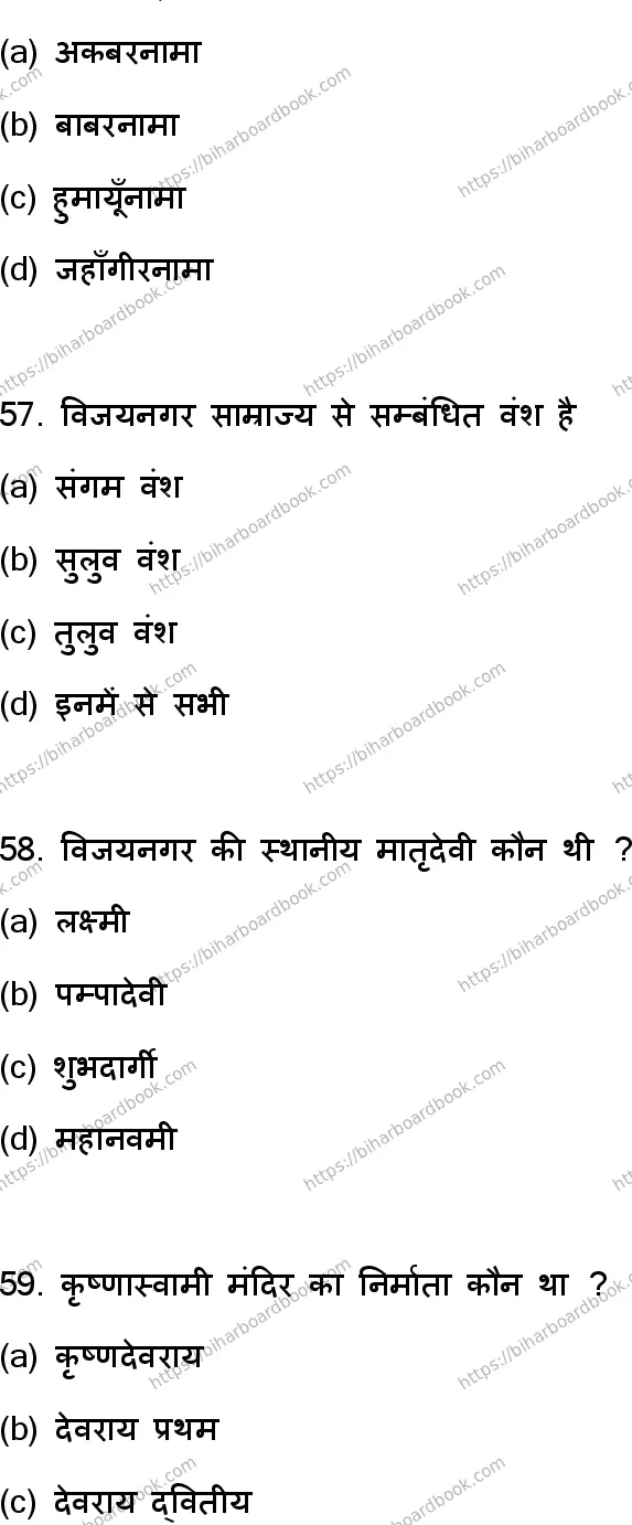 Bihar Board Class 12th 2023 History Previous Year Paper 16