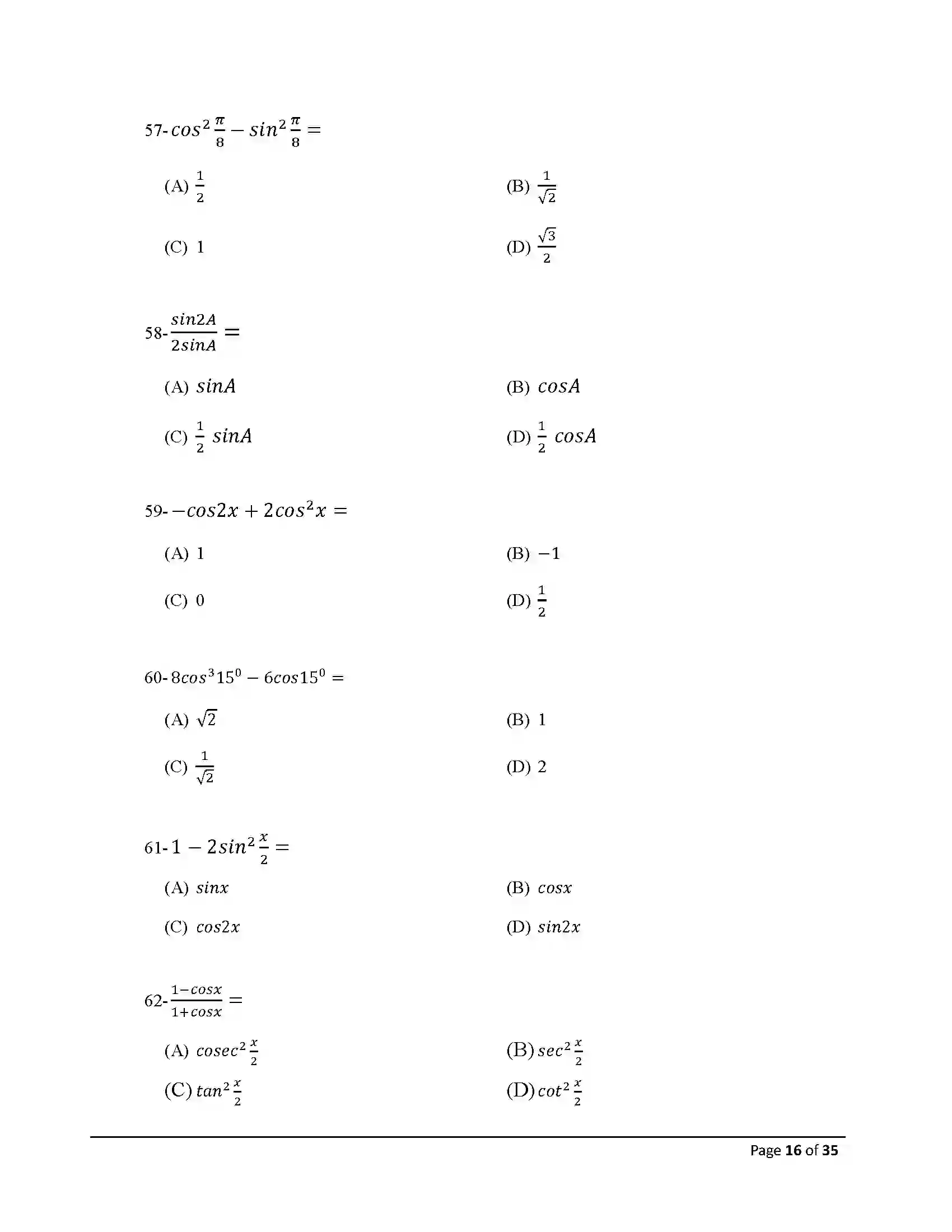 Bihar Board Class 10th 2026 Adv Math (Opt) Sample Paper 16