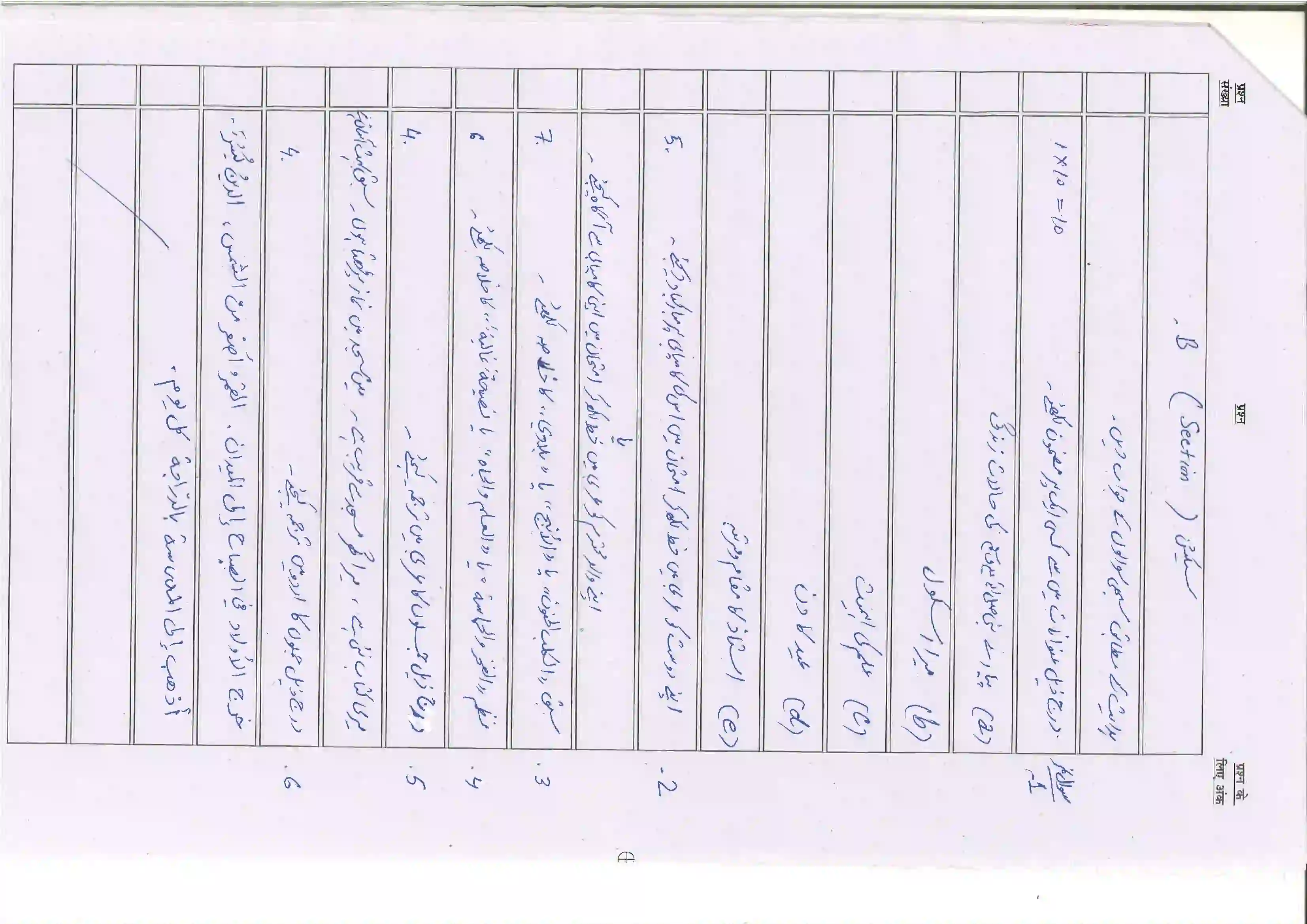 Bihar Board Class 10th 2025 Arabic (123) Sample Paper 13