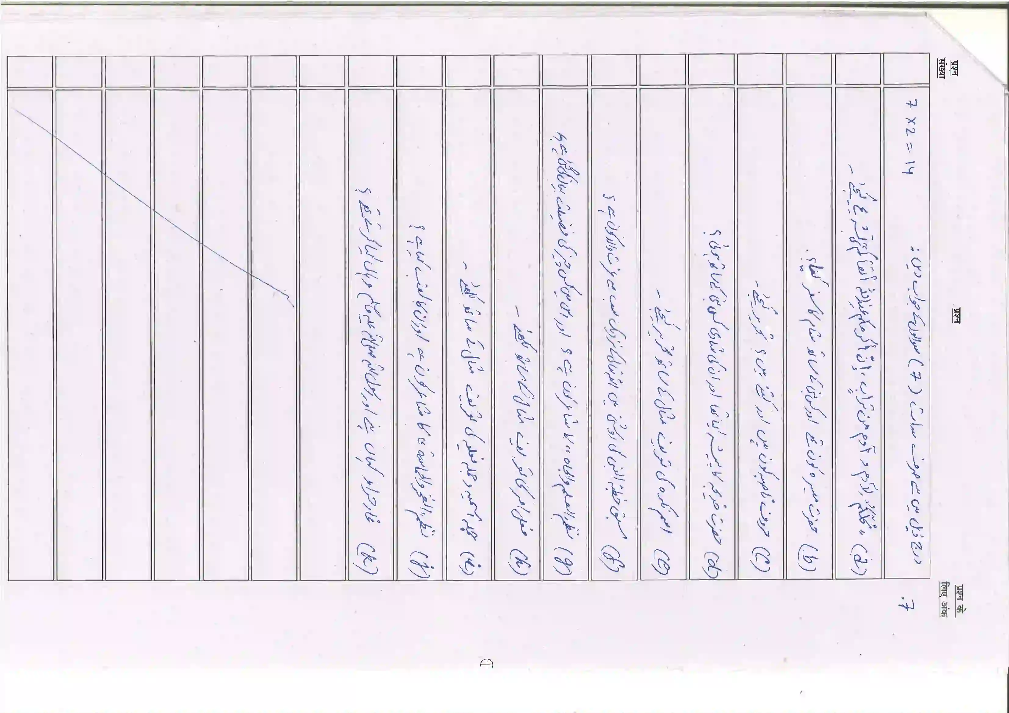 Bihar Board Class 10th 2025 Arabic (123) Sample Paper 14