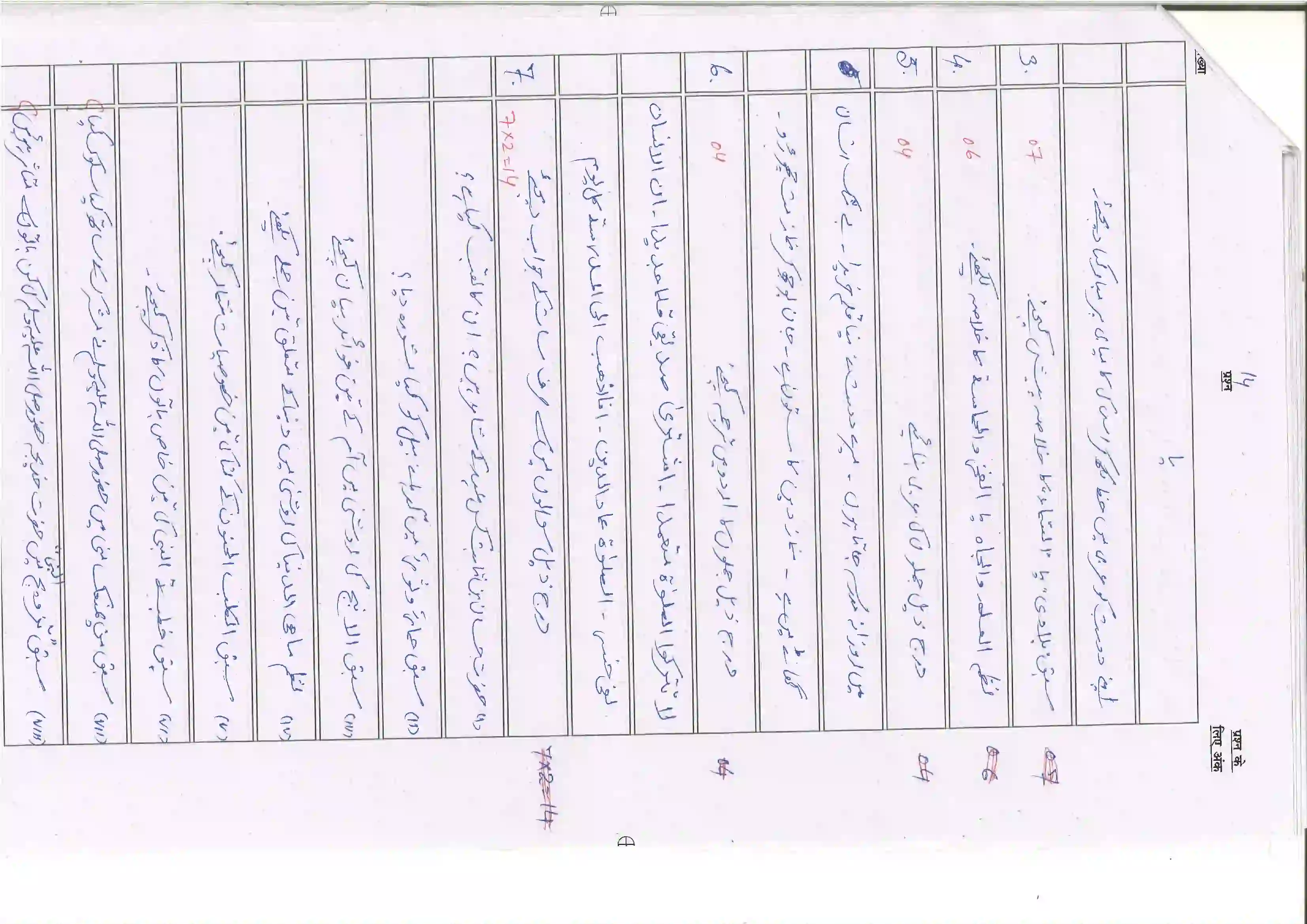 Bihar Board Class 10th 2025 Arabic (Sil) (107) Sample Paper 14