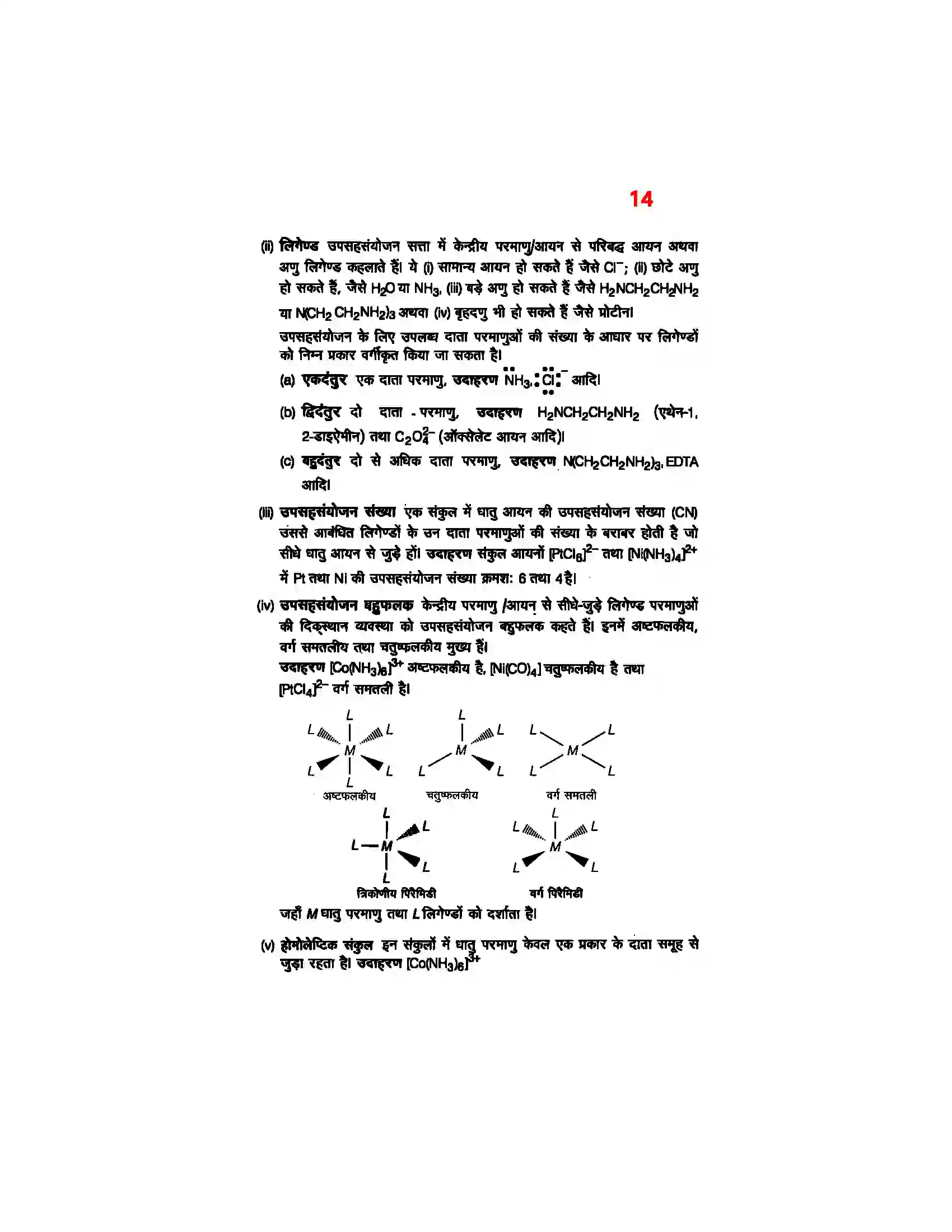 Bihar Board Class 12th Chemistry (रसायन विज्ञान) Chapter 9 (उपसहसंयोजक यौगिक) Solution 12