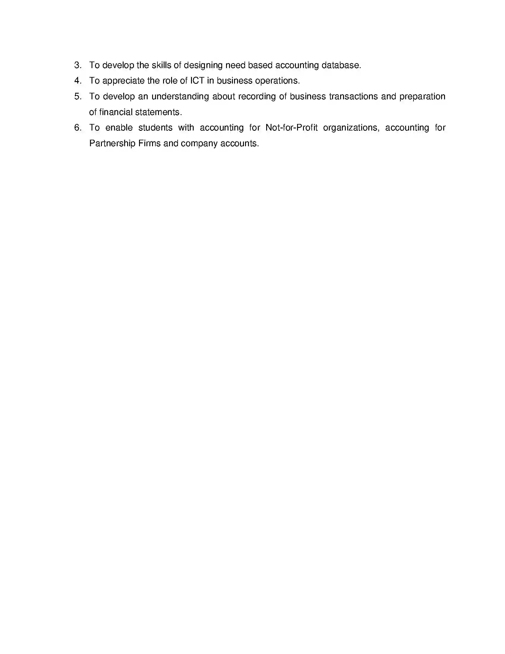 Bihar Board Class 12th 2020 Accountancy Syllabus 2