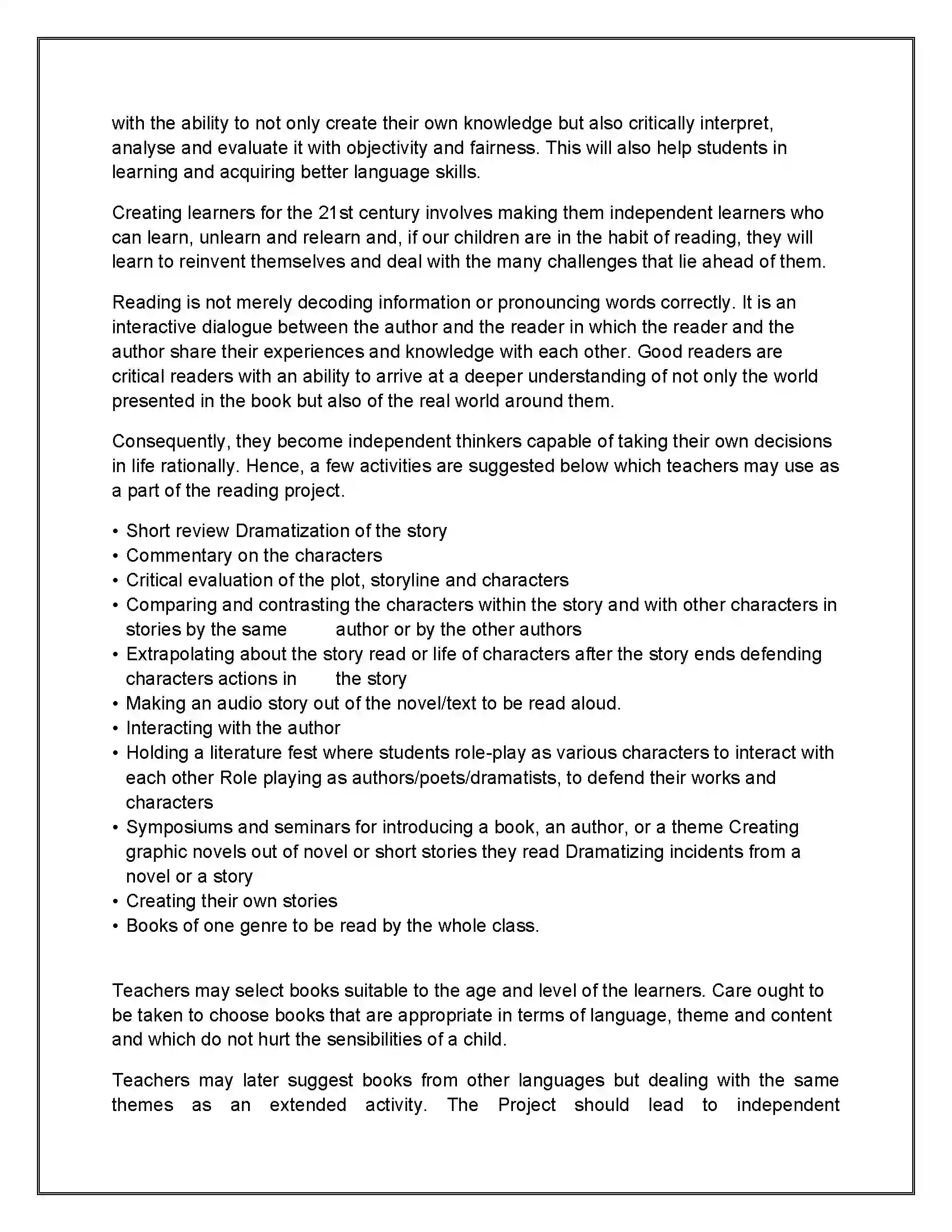 Bihar Board Class 12th 2020 English Core Syllabus 5