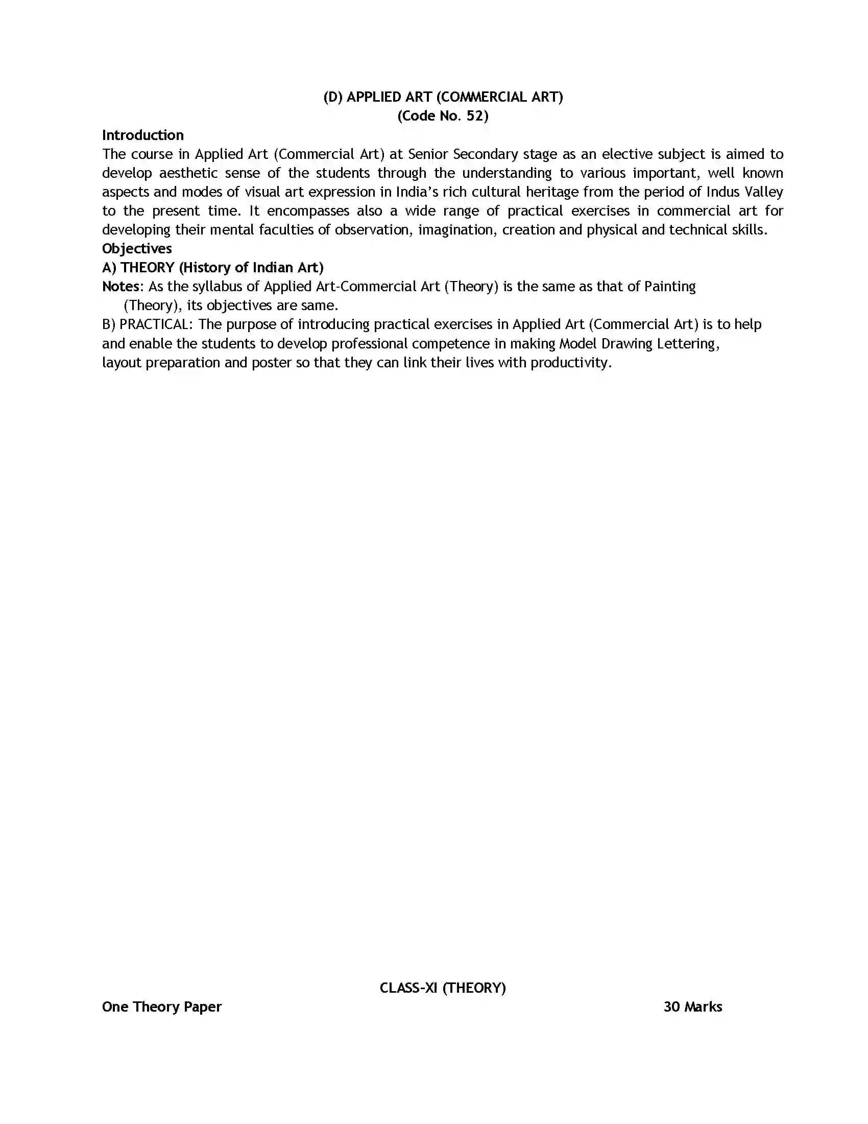 Bihar Board Class 12th 2020 Fine Arts Syllabus 25
