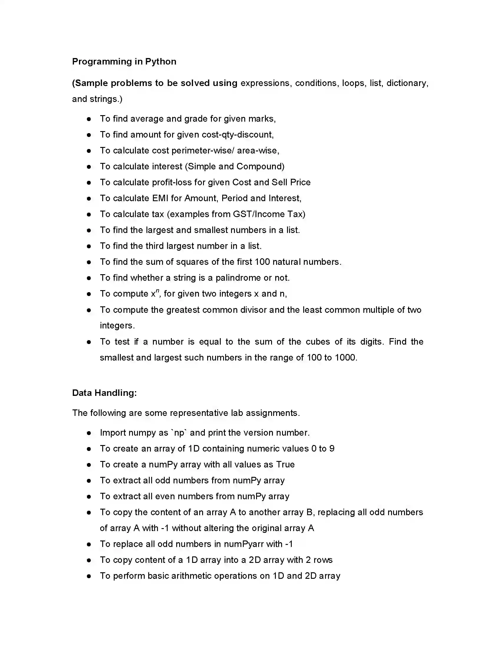 Bihar Board Class 12th 2020 Informatics Practices new XI Syllabus 4