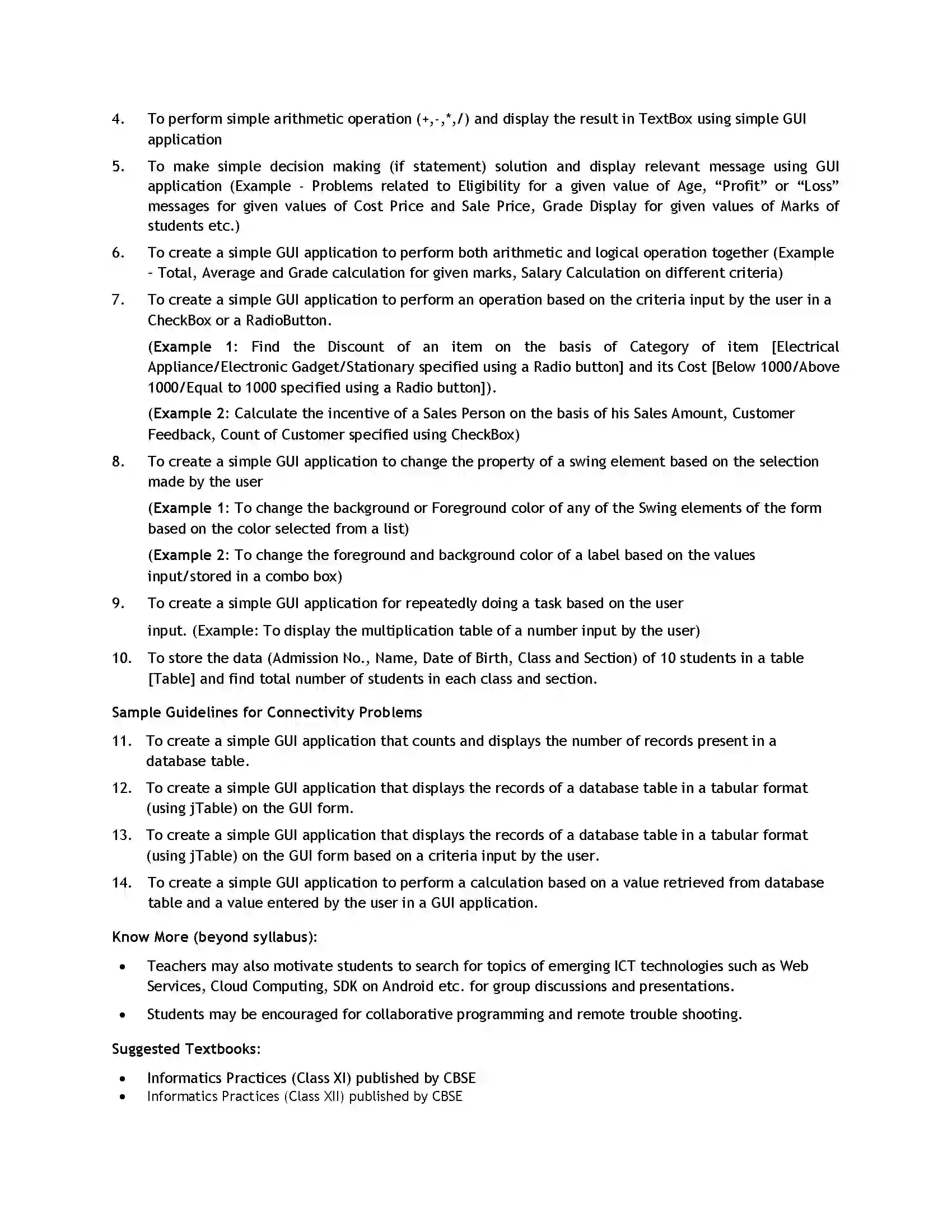 Bihar Board Class 12th 2020 Informatics Practices old Syllabus 7