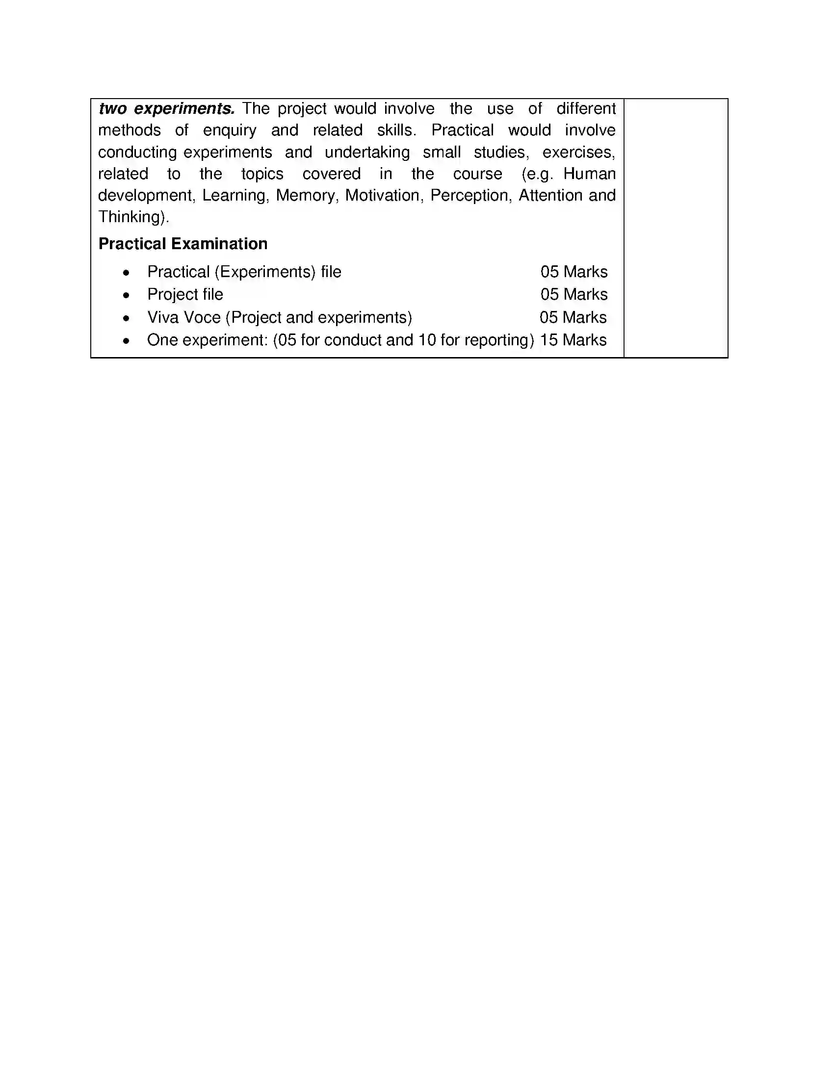 Bihar Board Class 12th 2020 Psychology Syllabus 7