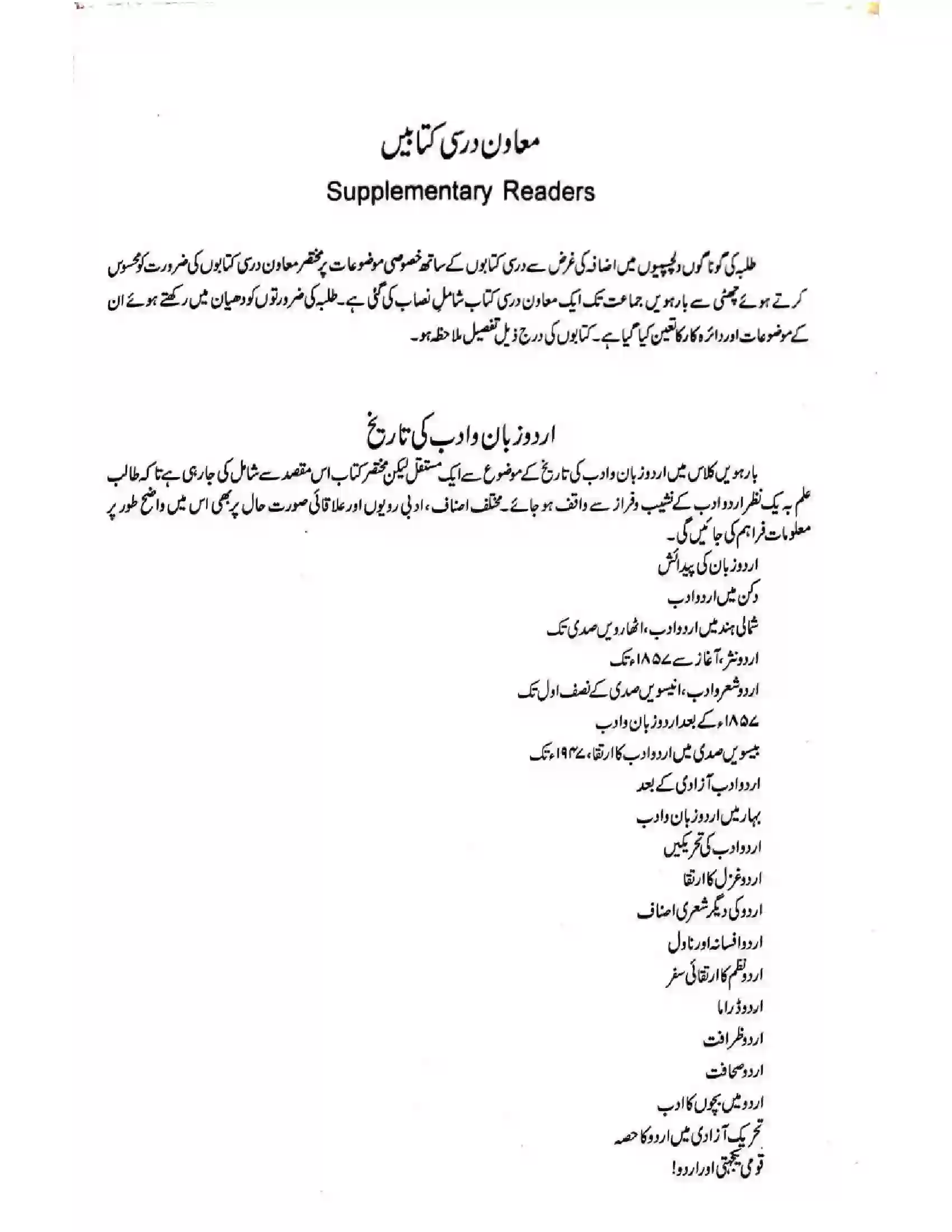 Bihar Board Class 12th 2025-26 Urdu Syllabus 6